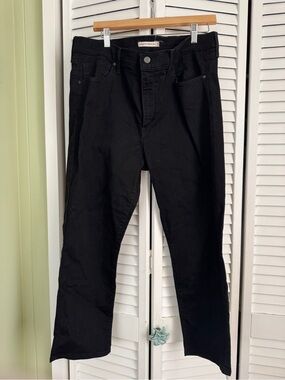 Levi's Black Straight-Leg Women's Jeans